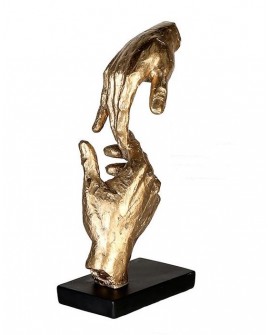 SCULPTURE "TWO HANDS" GILDE