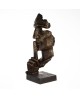 SCULPTURE SILENCE BRONZE GILDE