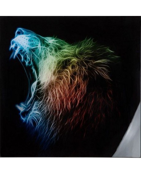 TABLEAU "COLORFUL LION" 1 GILDE