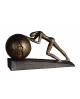 SCULPTURE HEAVY BALL GILDE