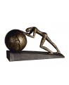 SCULPTURE HEAVY BALL GILDE