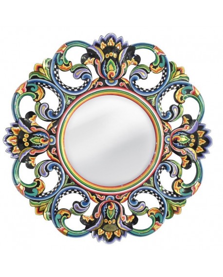 MIROIR ROND BLACK COLLECTION TOM'S DRAG