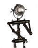 LAMPE ROBOT METAL NOIR GILDE