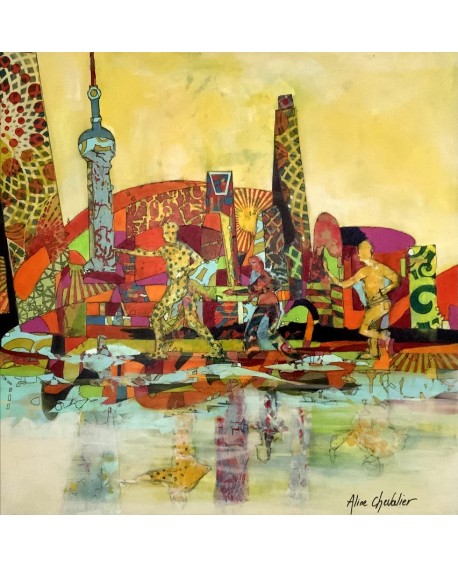 SHANGHAI 60 x 60 cm ALINE CHEVALIER