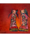 ESCAPADE 70 x 70 cm ALINE CHEVALIER
