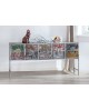 GRANDE CONSOLE METAL POP ART GILDE