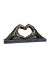 SCULPTURE MAINS COEUR GILDE