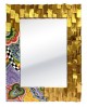 MIROIR RECTANGULAIRE DORE M TOM'S DRAG