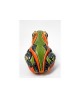 STATUETTE GRENOUILLE FEUILLE DE ROSA