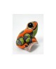 STATUETTE GRENOUILLE FEUILLE DE ROSA