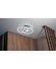 PLAFONNIER LED CIRCLE NICKEL MAT REALITY