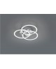 PLAFONNIER LED CIRCLE NICKEL MAT REALITY