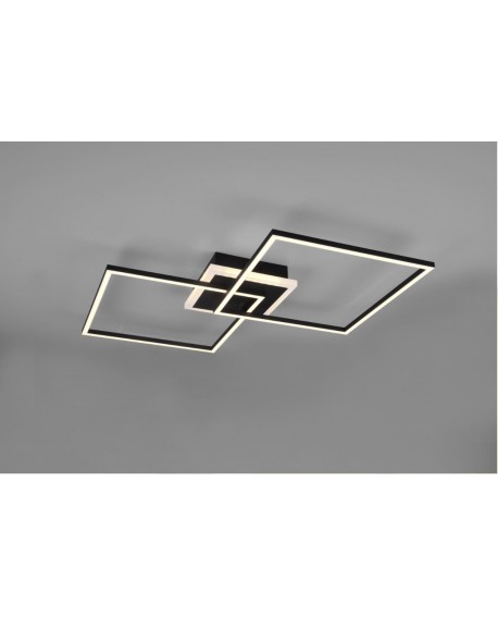 PLAFONNIER LED ARRIBO NOIR MAT REALITY
