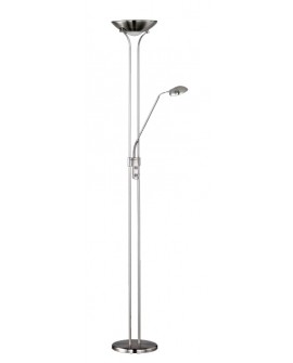LAMPADAIRE LED SPOCK NICKEL MAT REALITY