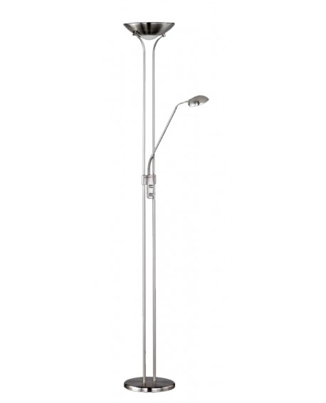 LAMPADAIRE LED SPOCK NICKEL MAT REALITY