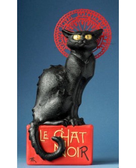 STATUE LE CHAT NOIR "CABARET DE PARIS" PARASTONE